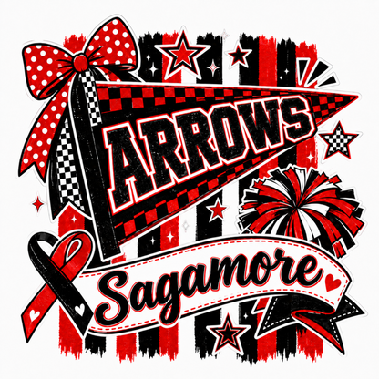 SAGAMORE ARROWS CHEER SHIRT