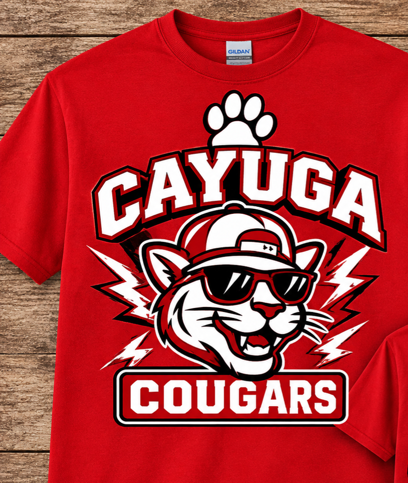 CAYUGA COUGARS SACHEM SCHOOL PRIDE SHIRT