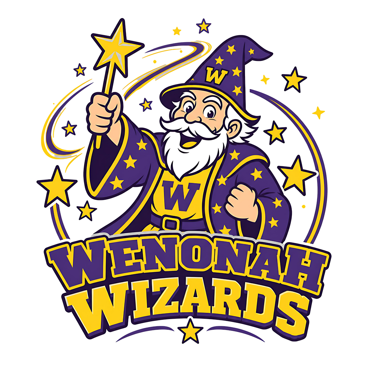 WENONAH WIZARDS SACHEM SCHOOL PRIDE SHIRT