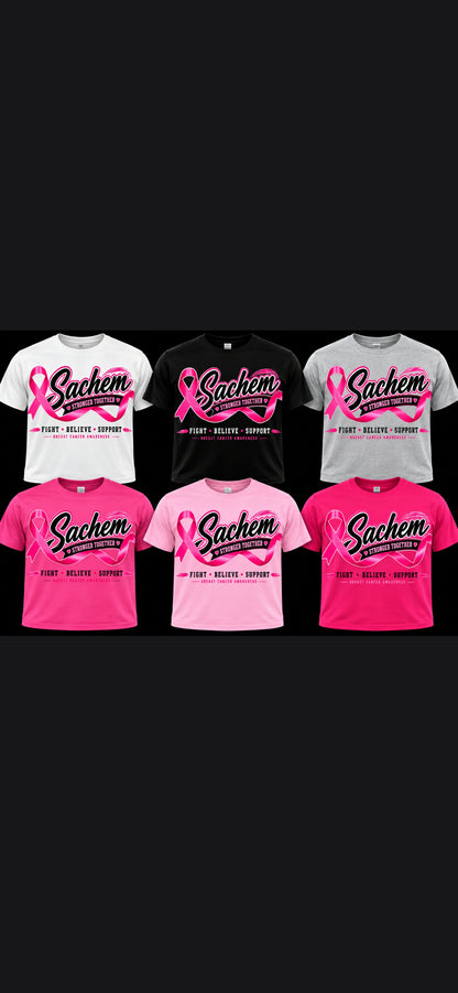 SACHEM SCHOOL CANCER AWARENESS SHIRT