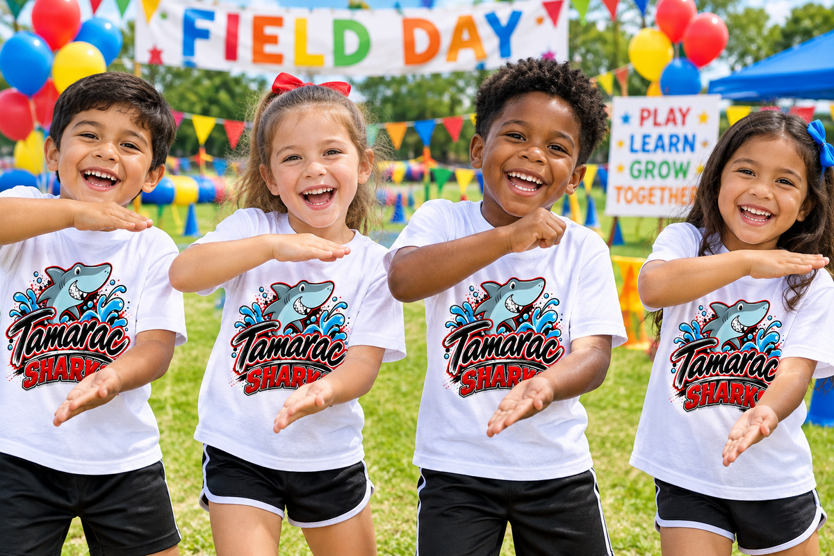 TAMARAC SHARKS SHARKEY SCHOOL PRIDE MASCOT